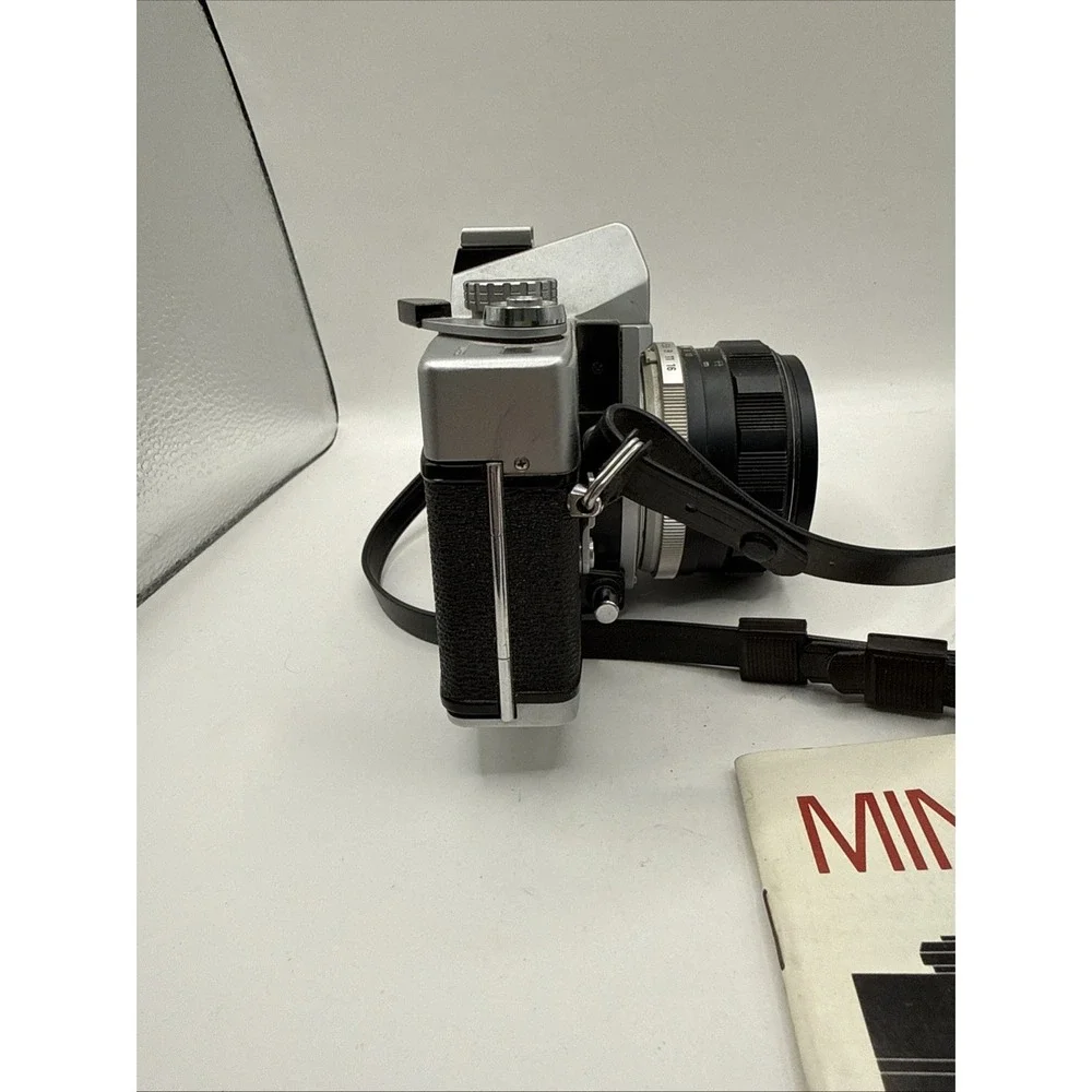 Minolta SRT‎ 101 SLR 35mm Film Camera & Case With MC Rokkor-PF f=58mm 1:1.4 Lens